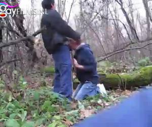 oral gay make my squirt. a dick blowjob in the forest, and a horny gay sex video. amateur , oral gay make my squirt