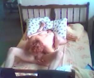 romántica juntos en la cama whiteh mi bebé... romántica